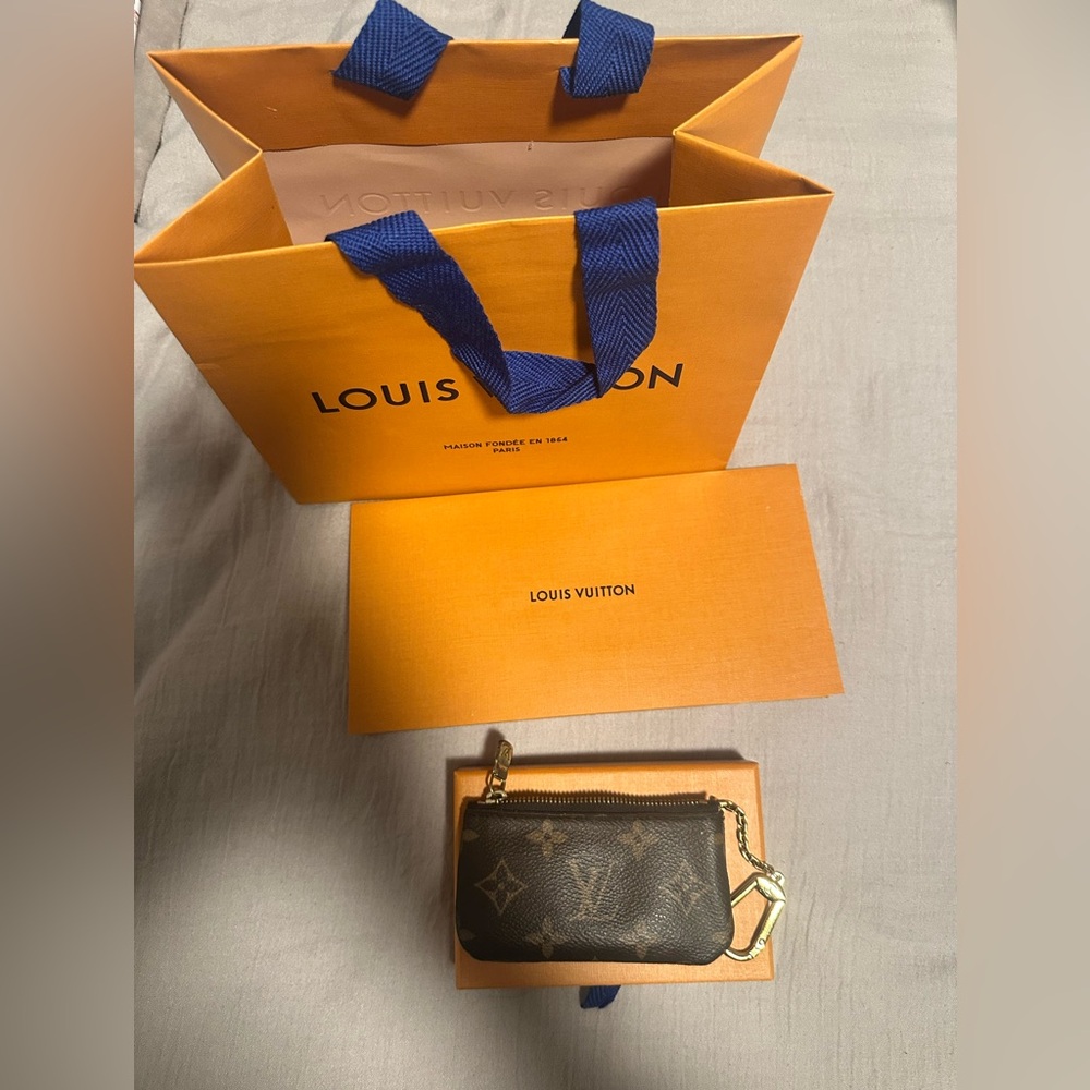 Louis Vuitton Brown Monogram Key Pouch